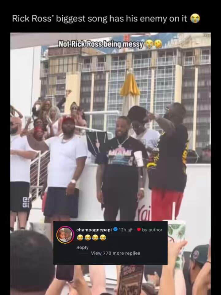 Rick Ross Stuns Crowd With Unforgettable Drake Tribute Moment