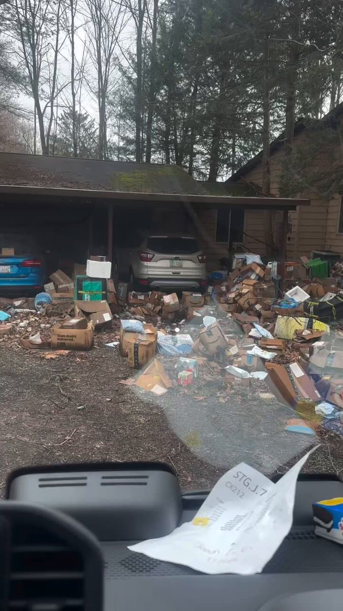 Amazon Driver Makes A Chilling Discovery On His Delivery Route