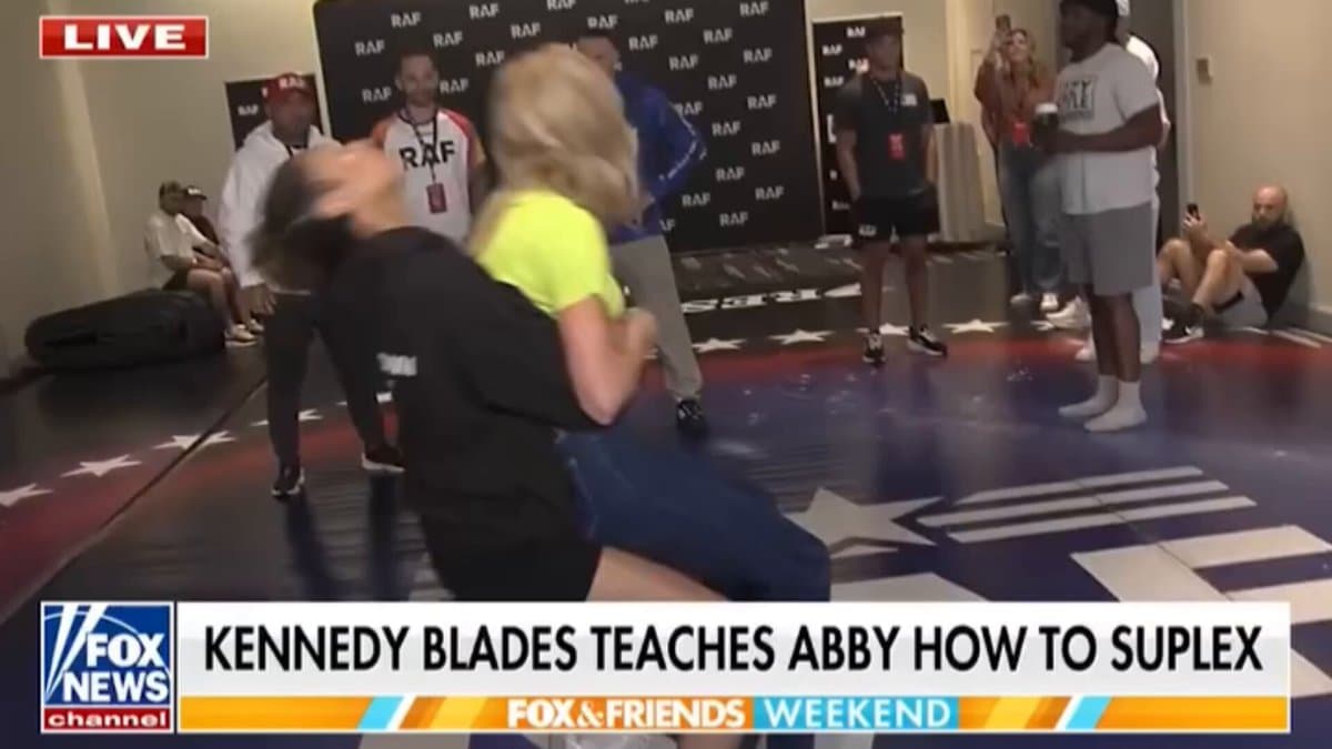 Fox News Host Suffers Shocking Pro Wrestling Move During Broadcast