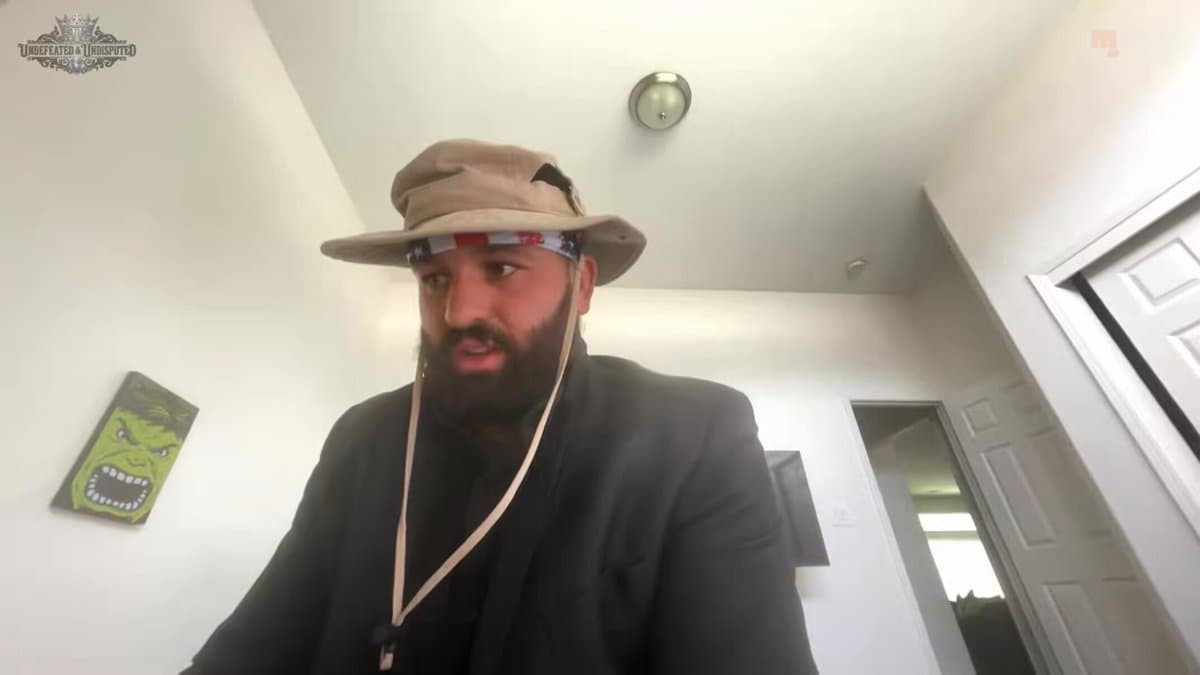 Former NFL Star Mid-Interview Instantly Switches To Cage Fighter Personality