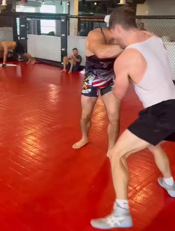 Shocking Footage Of Sean Strickland’s Secret Wrestling Drills Surfaces Online