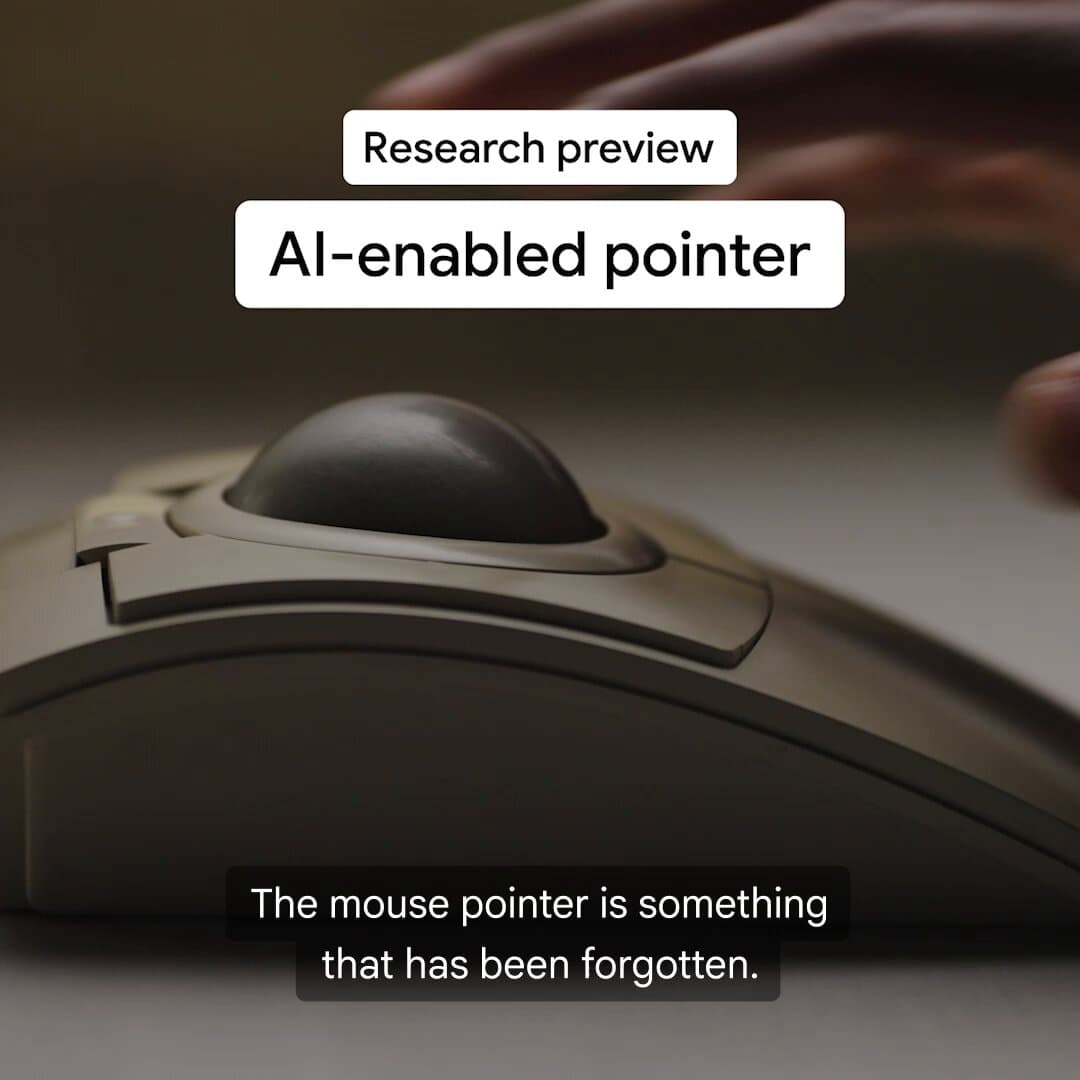 AI Mouse Pointer Gets Total Makeover After 50 Years Of Same Design