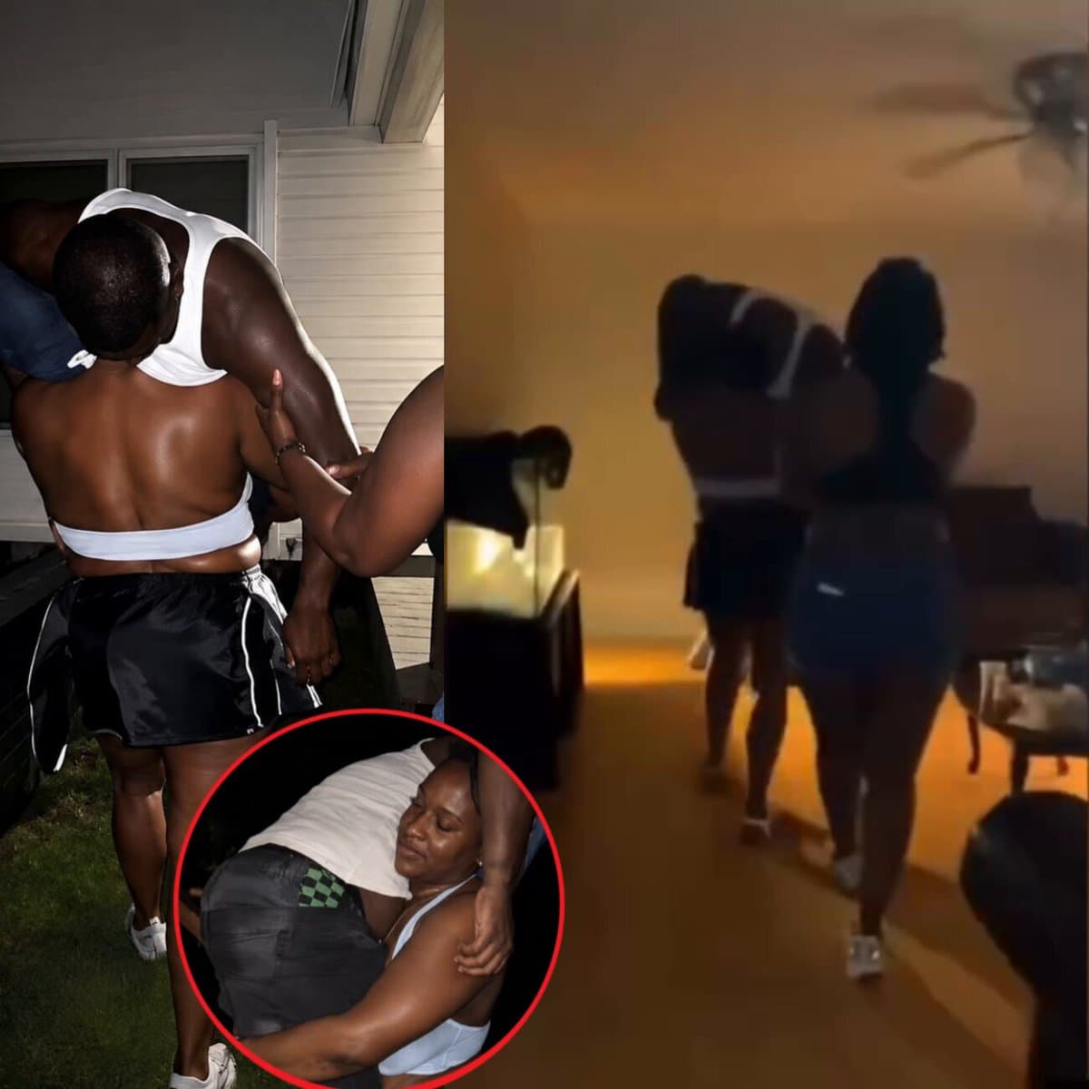 Woman Lifts Her Inebriated Partner With Ease In Viral Video