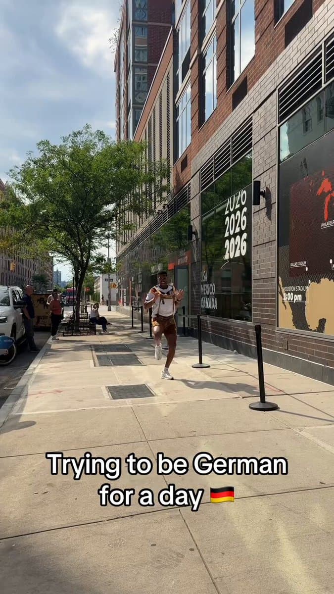 NFL Star Jameis Winston Spends Day In Full German Costume