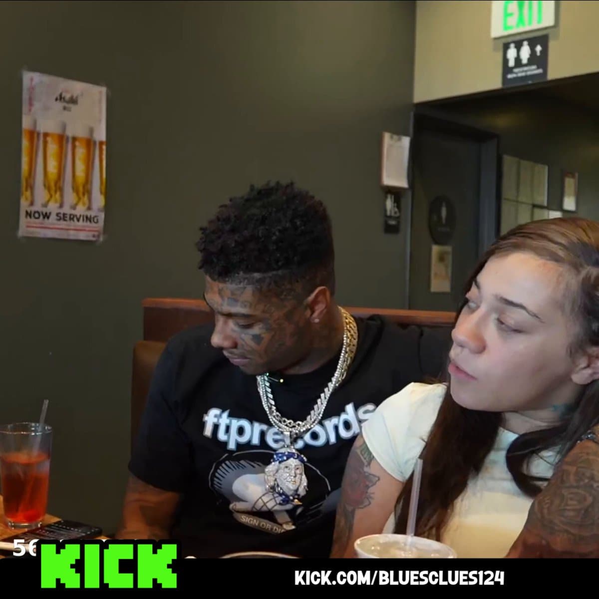 Waiter’s Shocking Reveal Sends Nevaeh Reeling After Blueface Question