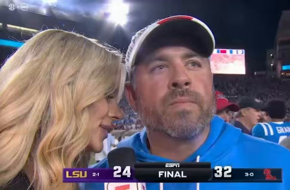 Pete Golding Calls Out Lane Kiffin During Explosive Post Game Interview
