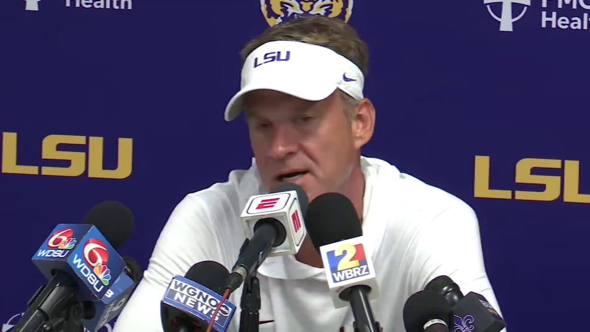 Lane Kiffin Left Emotional After LSU Suffers Crushing Loss