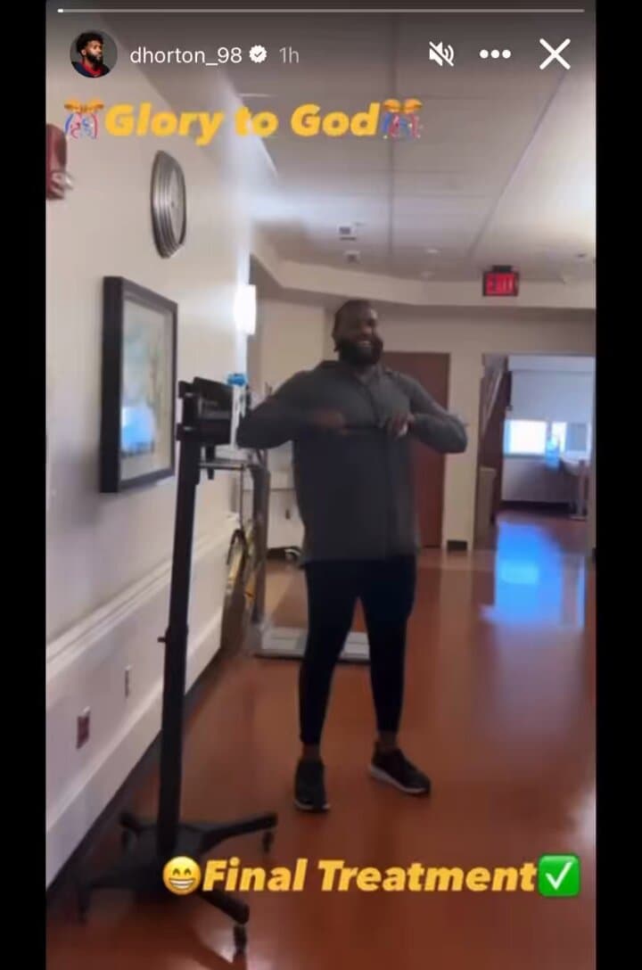 NFL Star Beats Cancer And Celebrates With Emotional Victory Bell