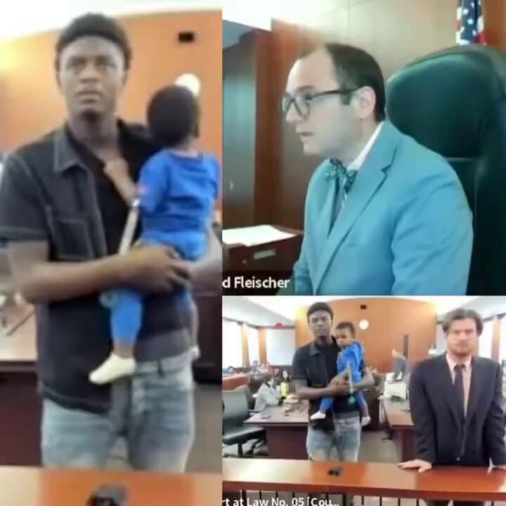Dad's Desperate Courtroom Stunt With Baby Sparks Parenting Debate