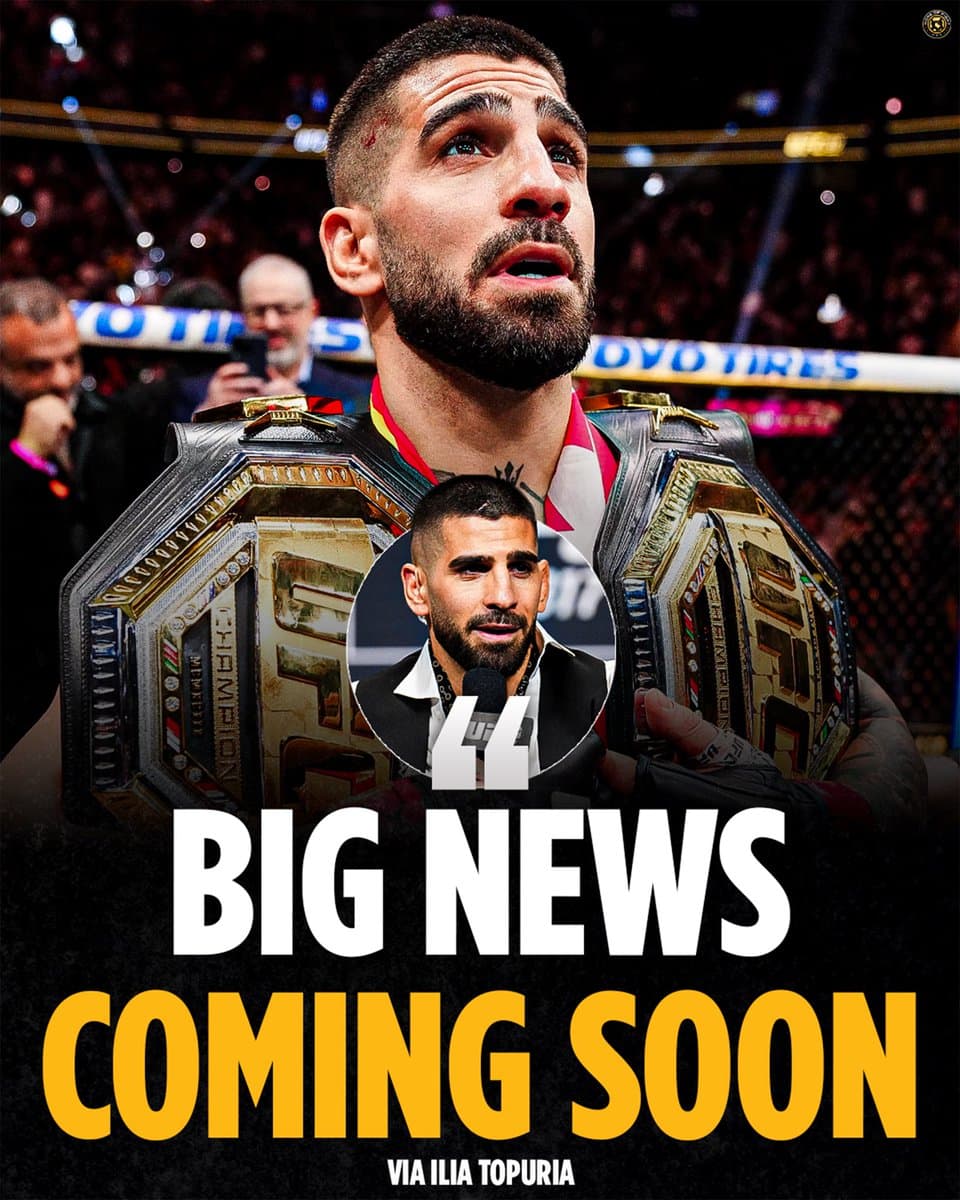 UFC Champion Ilia Topuria Teases Major Announcement For Spanish Fans