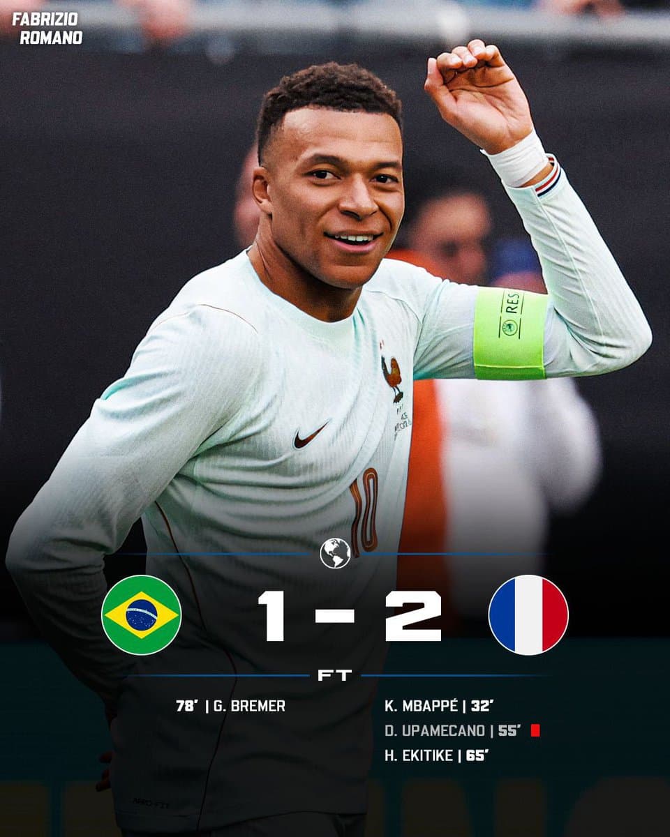 France Stuns Brazil In Shocking World Cup Preview