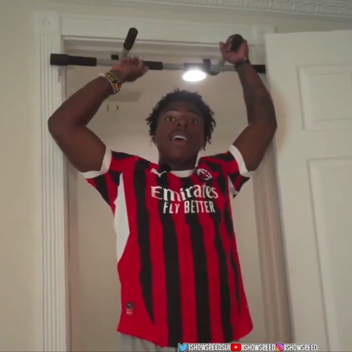 IShowSpeed's Bizarre Bathroom Workout Hack Has Fans Stunned