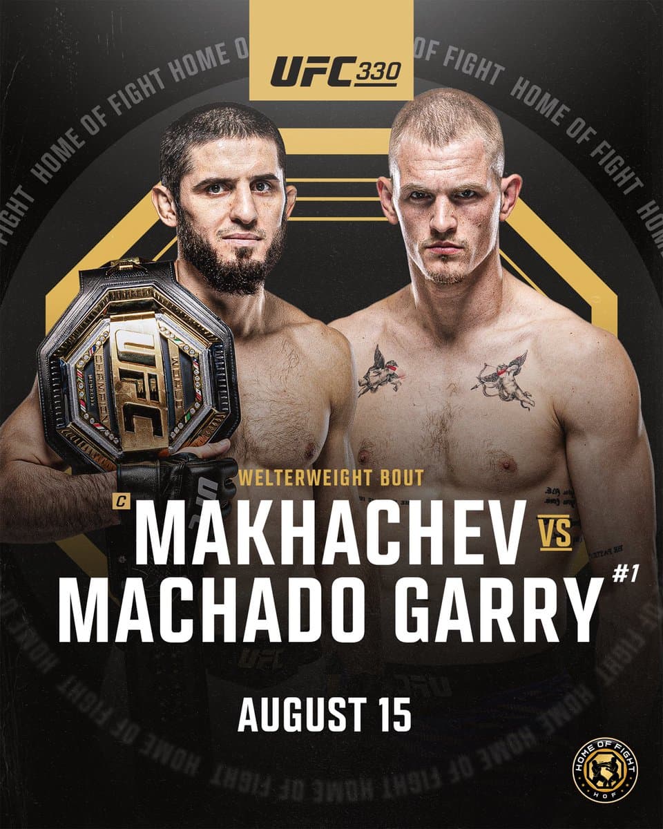 Undefeated Ian Machado Garry Gets Title Shot Against Islam Makhachev