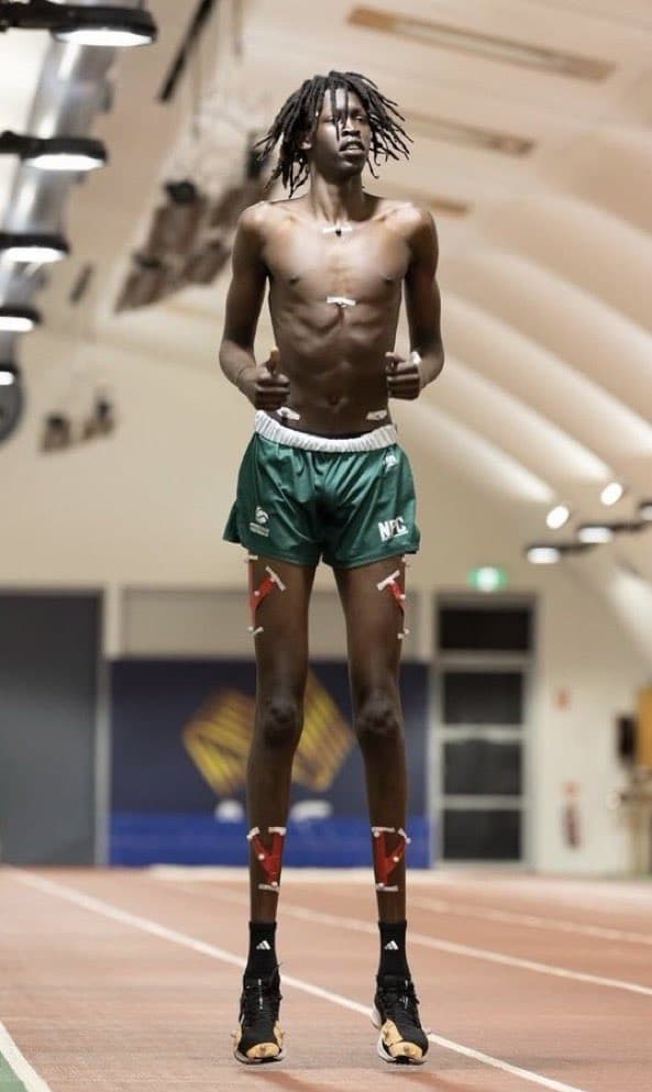 Rising 7'6" Teen Tower Jongkuch Mach Stuns Australia With His Stature