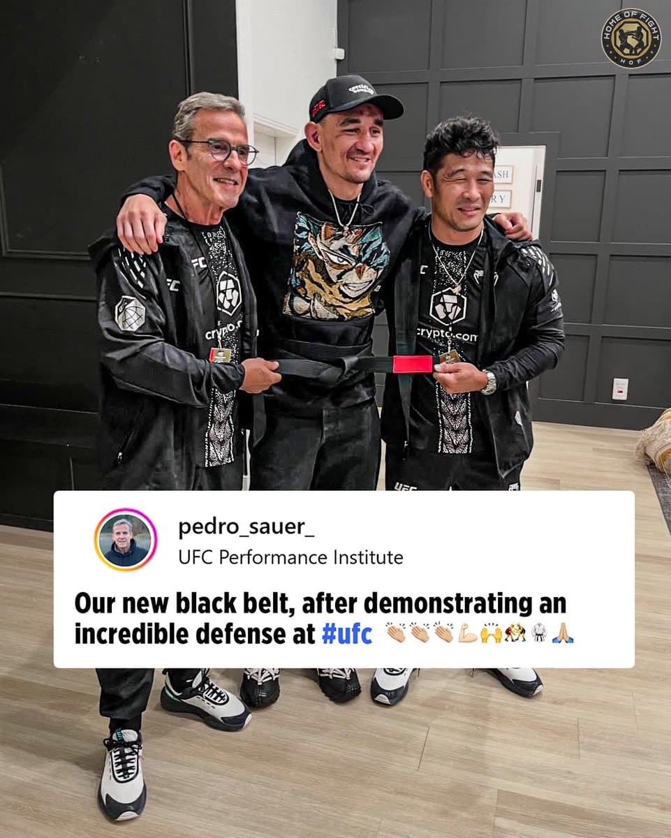 UFC Legend Secretly Earns Coveted Black Belt In Stunning Ceremony