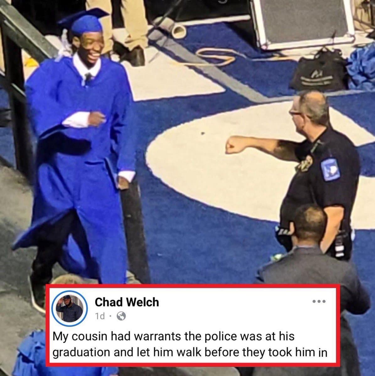 You Will Never Guess Who Crashed This College Graduation Photo