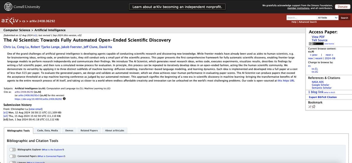 Scientists Shocked As AI Writes And Submits Its Own Academic Paper