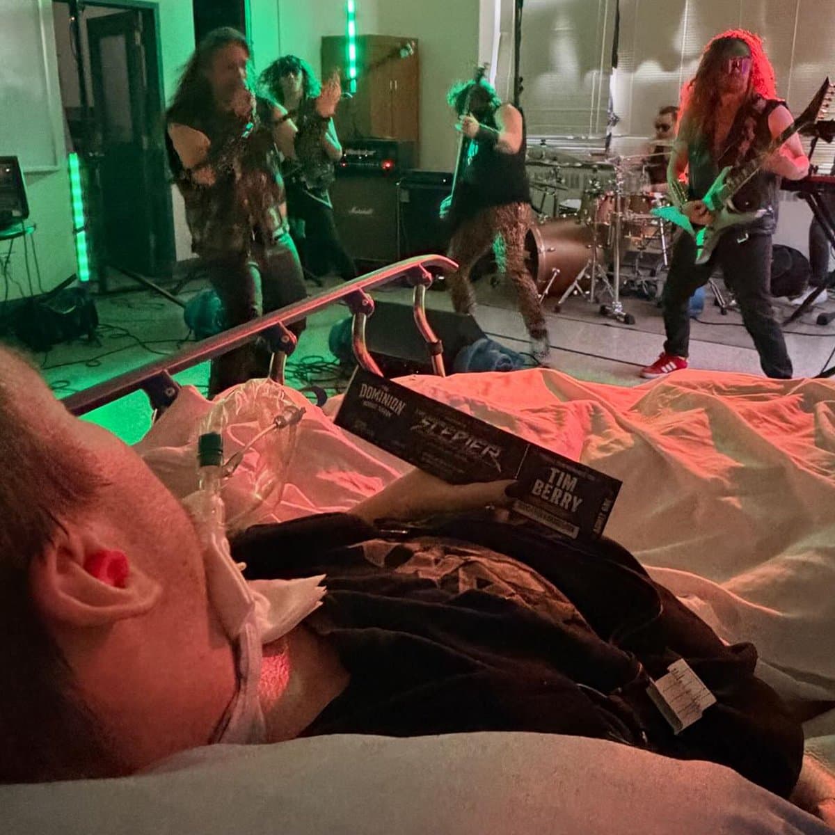 Hospital Room Rocked by Heavy Metal Surprise for Ailing Fan